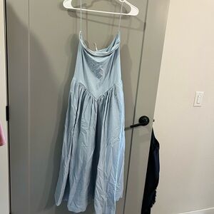 Free People Onda Drop-Waist Tube Midi Dress